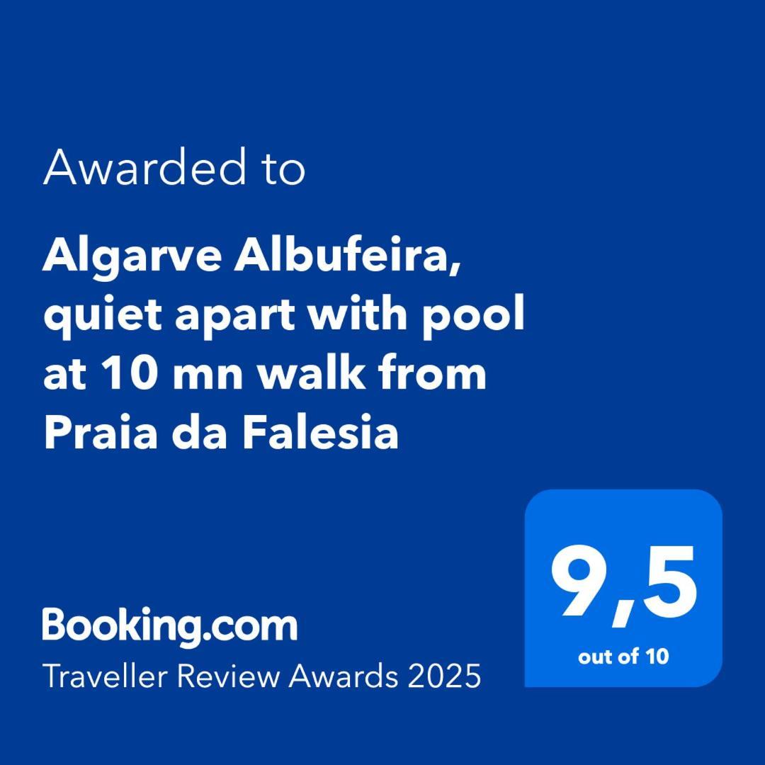 Algarve Albufeira, Quiet Apart With Pool At 10 Mn Walk From Praia Da Falesia أولوز داغوا المظهر الخارجي الصورة